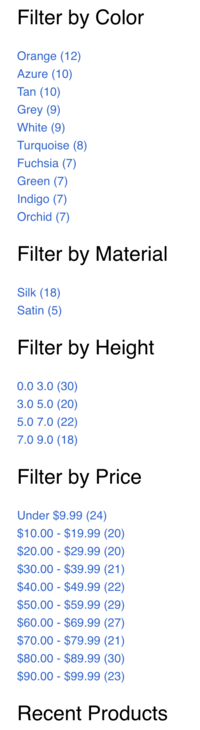 Range filter example